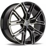 STATUSFÄLGAR HIT BLACK FRONT POLISHED 7.5x17 5/108 ET45 CB67.1