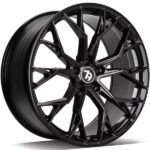 STATUSFÄLGAR SCF-H BLACK GLOSSY 8x18 5/120 ET30 CB72.6