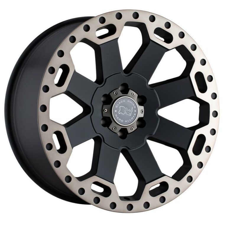 BLACK RHINO WARLORD MATTE BLACK W MACHINED DARK TINT 8x17 5120 ET35 CB76.1 Alumiinivanteet 49462 1