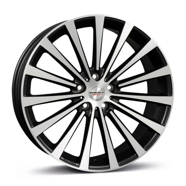 BORBET BLX BLACK POLISHED MATT 8.5x18 5/108 ET45 CB72.6