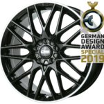 CMS C25 DIAMOND RIM BLACK GLOSS 7.5x18 5/114.3 ET47 CB67.2