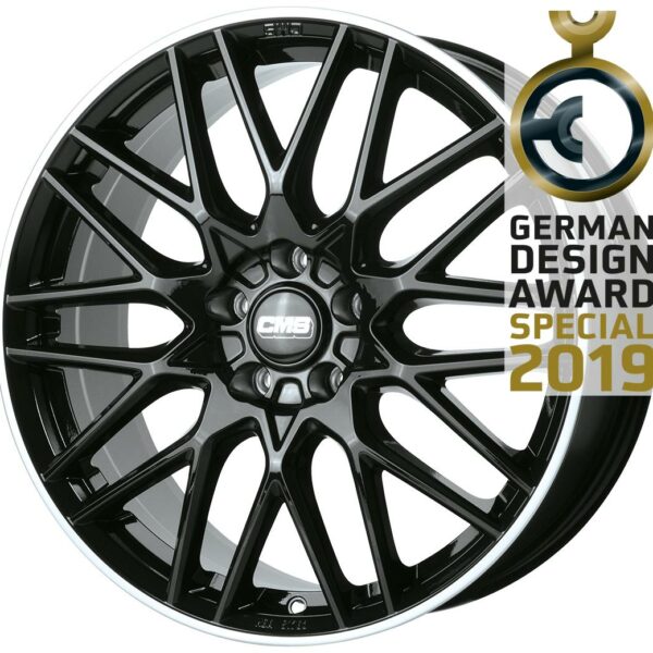 CMS C25 DIAMOND RIM BLACK GLOSS 9x20 5/112 ET33 CB66.5