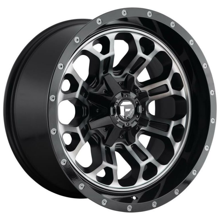 FUEL FC561 GLOSS MACHINED DOUBLE DARK TINT 9x17 5114.3 127 ET 12 CB78.1 Alumiinivanteet 17637 1