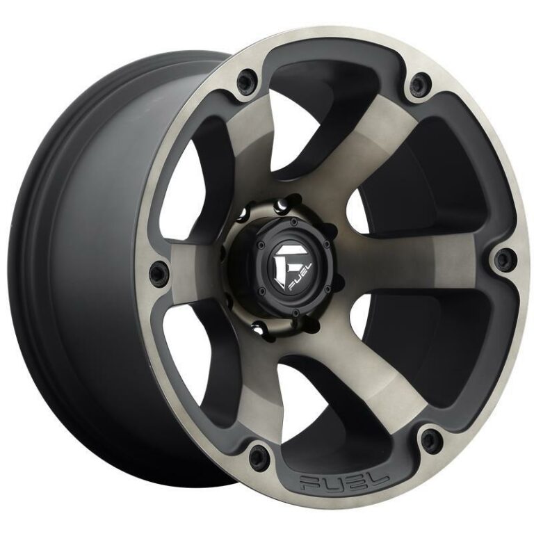 FUEL FC564 MATTE BLACK DOUBLE DARK TINT 9x17 6139.7 ET20 CB108 Alumiinivanteet 17651 1