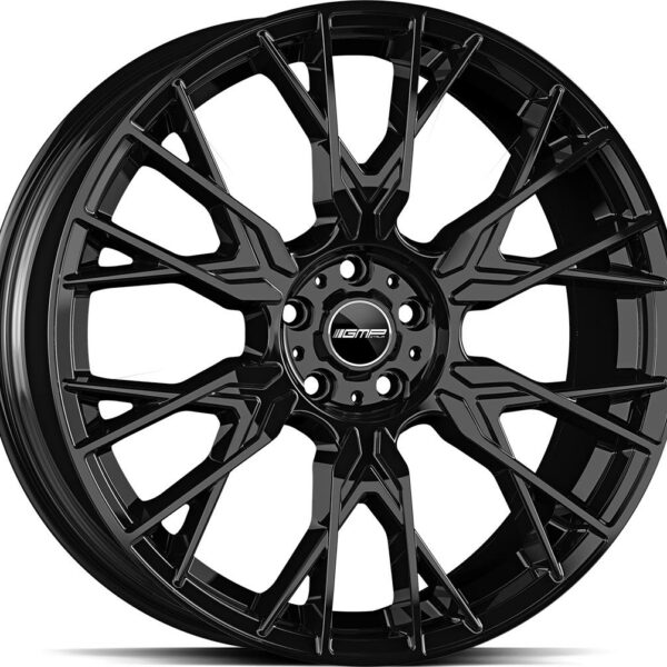 GMP FENDER GLOSSY BLACK 8x19 5112 ET50 CB66.6 Alumiinivanteet 58465 1