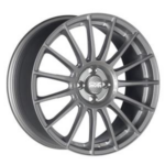 OZ RACING SUPERTURISMO LM MATT RACE SILVER BLACK LETTERING 5X1 8.5x19 5/19 ET30 CB75