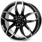 RIAL LUCCA DIAMOND-BLACK FRONTPOLISHED 8x18 8/18 ET39 CB70.1