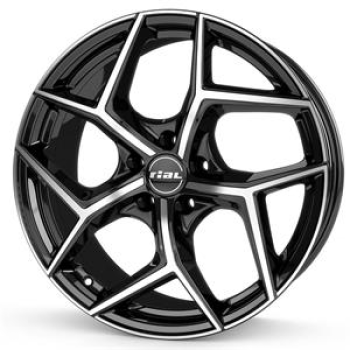 RIAL SALENTO DIAMOND-BLACK FRONTPOLISHED 8x18 8/18 ET45 CB70.1
