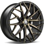 SEVENTY9 SV-C BLACK GLOSSY GOLD FRONT 8.5x19 5/114.3 ET40 CB73.1