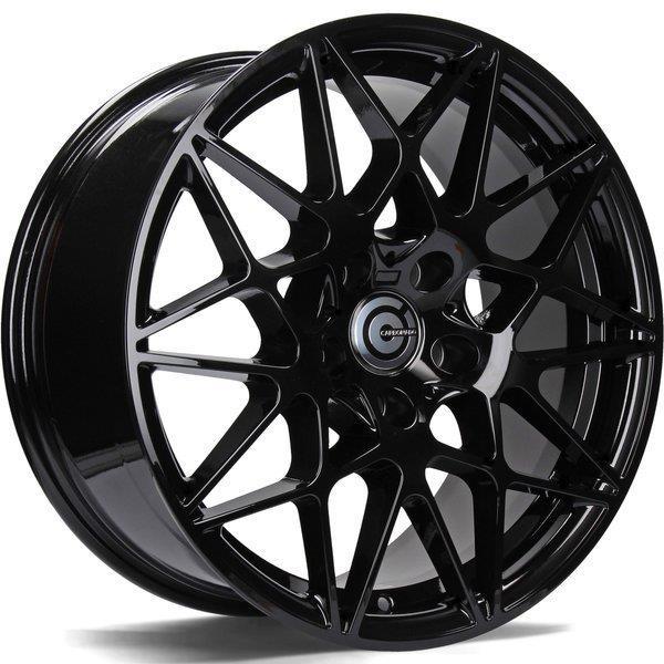 STATUSFÄLGAR CRAZY BLACK GLOSSY 9.5x19 5/120 ET40 CB72.6