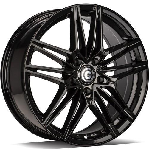 STATUSFÄLGAR GROUND BLACK GLOSSY 7.5x18 5/114.3 ET40 CB73.1
