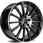 STATUSFÄLGAR PERFORMANCE BLACK FRONT POLISHED 9.5x20 5/112 ET45 CB66.6