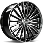 STATUSFÄLGAR PRESTIGE BLACK FRONT POLISHED 9.5x20 5/112 ET45 CB66.6