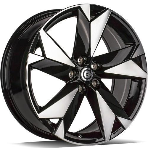 STATUSFÄLGAR PROGRESSIVE BLACK FRONT POLISHED 8x19 5/112 ET45 CB57.1