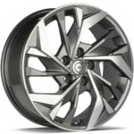 STATUSFALGAR SONIC ANTHRACITE FRONT POLISHED 7x17 5114.3 ET40 CB73.1 Alumiinivanteet 123150 1