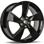 STATUSFALGAR UNIVERSE BLACK GLOSSY 7.5x18 5112 ET45 CB57.1 Alumiinivanteet 115601 1