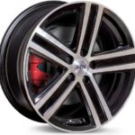 STW CARGO BLACK POLISHED 8x18 5/108 ET45 CB65.1