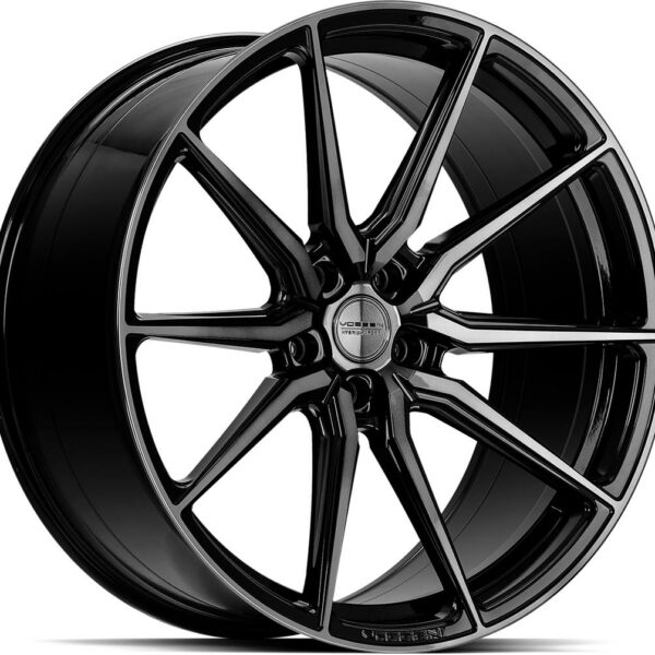 VOSSEN HF3 DOUBLE TINTED GLOSS BLACK 8.5x19 5112 ET40 CB66.6 Alumiinivanteet 19845 1