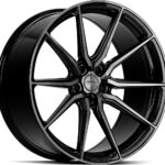VOSSEN HF3 DOUBLE TINTED GLOSS BLACK 8.5x19 5112 ET45 CB66.6 Alumiinivanteet 19844 1