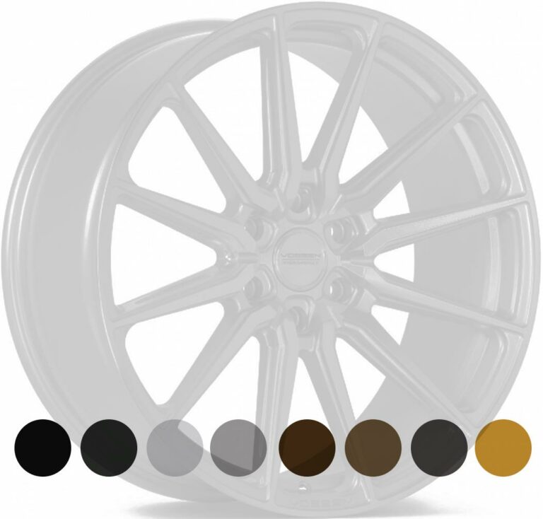 VOSSEN HF61 GLOSS BLACK 10x24 6139.7 ET25 CB106.1 Alumiinivanteet 48495 1