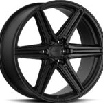 VOSSEN HF62 GLOSS BLACK 9.5x22 6/135 ET20 CB87.1