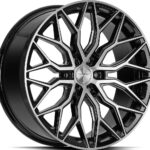 VOSSEN HF63 BRUSHED GLOSS BLACK 9.5x22 6/135 ET20 CB87.1