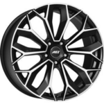 AEZ LEIPZIG DARK BLACK/POLISHED 10,5 10.5x22 5/22 ET20 CB66.6