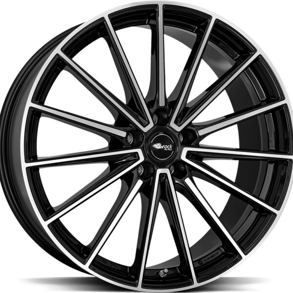 BROCK B43 BLACK FULL POLISH 8.5x19 5/112 ET31 CB66.6