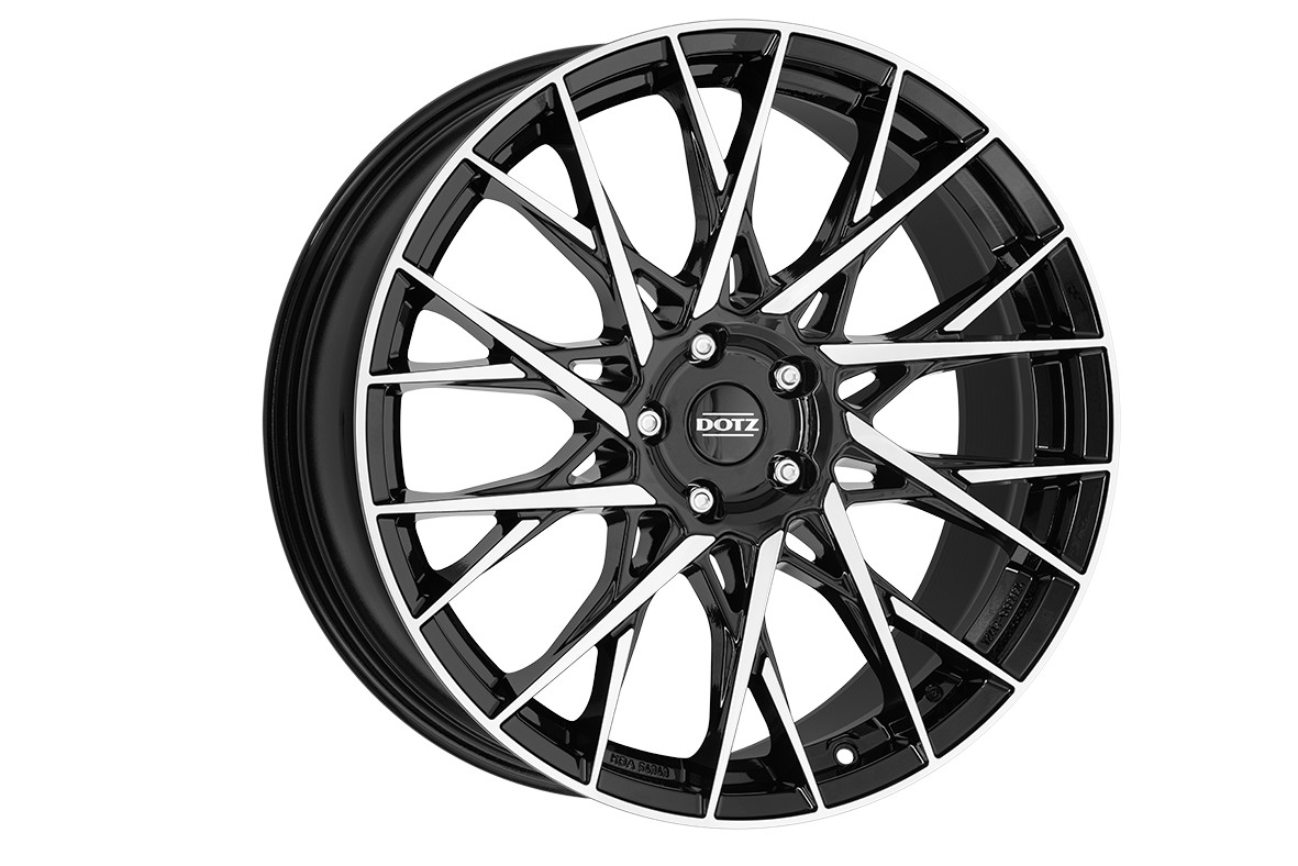 DOTZ FUJI DARK 8x20 5112 ET40 CB70.1 Alumiinivanteet 126649 1 DOTZ FUJI DARK 8x20 5112 ET40 CB70.1 Alumiinivanteet 126649 1