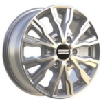 FONDMETAL PRO2 GLOSSY SILVER 6X1 6.5x16 516 ET54 CB84.1 Alumiinivanteet 130336 1