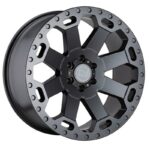 BLACK RHINO WARLORD MATTE GUNMETAL 8x17 5120 ET35 CB76.1 Alumiinivanteet 49461 1