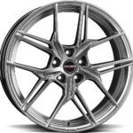 BORBET QX HYPER BLACK SILVER 8x19 5/114.3 ET40 CB72.5