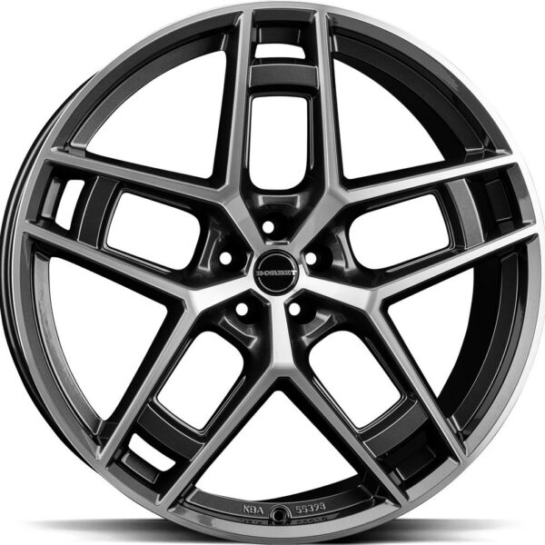 BORBET TF GRAPHITE POLISHED GLOSSY 10.5x24 5/120 ET34 CB72.5