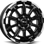 BROCK B45 BLACK FULL POLISH 8x20 6/120 ET45 CB74.6
