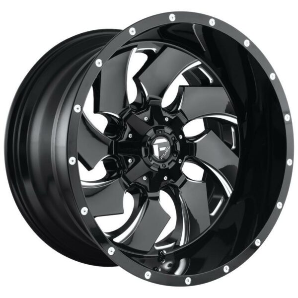 FUEL FC574 GLOSS BLACK MILLED 10x20 8/170 ET-18 CB125.1