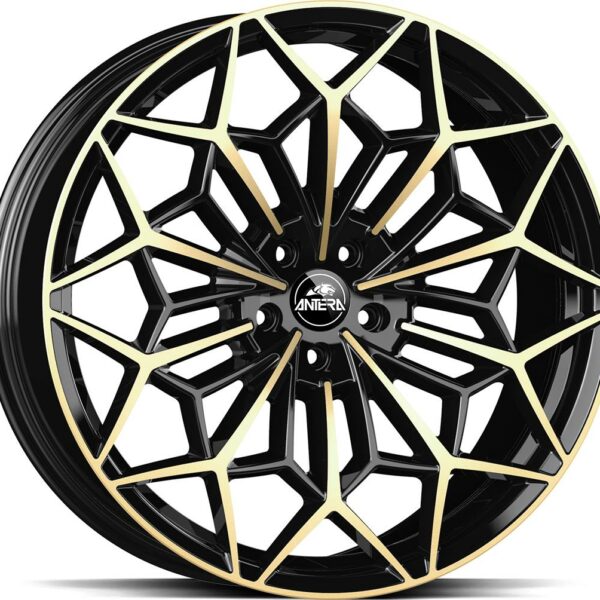 GMP A105 PIANO BLACK CHAMPAGNE 10.5x22 5/114.3 ET40 CB64.1