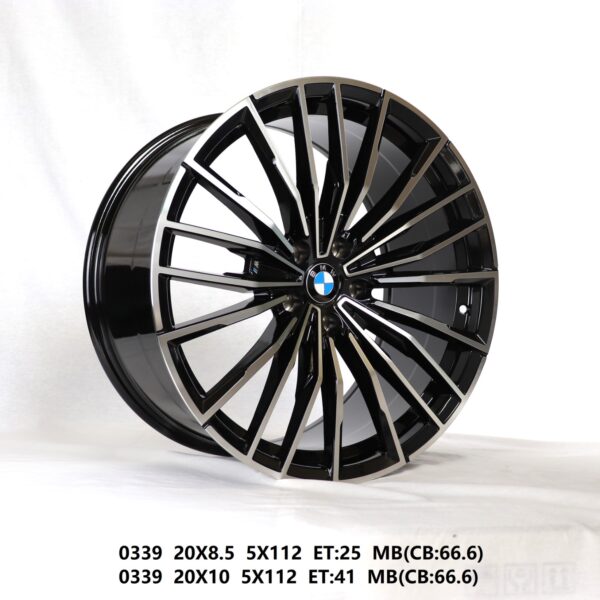 Flow Forged - 20X8.5 5X112 ET25 CB66.6 METAL BLACK Alumiinivanteet