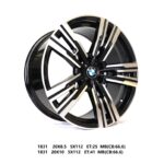 Flow Forged - 20X10 5X120 ET41 CB72.6 METAL BLACK Alumiinivanteet