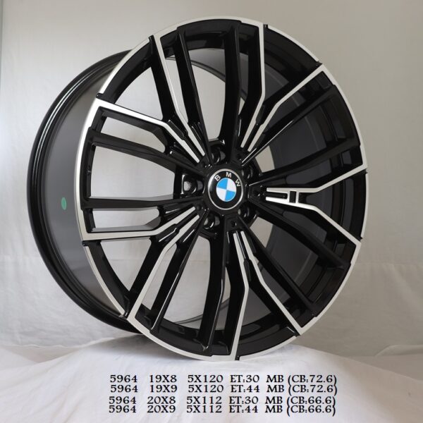 Flow Forged - 19X8 5X120 ET30 CB72.6 METAL BLACK Alumiinivanteet