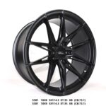 Flow Forged - 18X9 5X114.3 ET35 CB73.1 MATT BLACK Alumiinivanteet