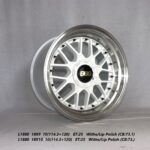 Flow Forged - 18X10 5X114.3 ET25 CB73.1 WHITE + POLISHED LIP Alumiinivanteet