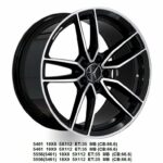 Flow Forged - 18X9 5X112 ET35 CB66.6 METAL / BLACK Alumiinivanteet