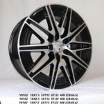 Flow Forged - 19X8.5 5X112 ET52 CB66.6 METAL / BLACK Alumiinivanteet
