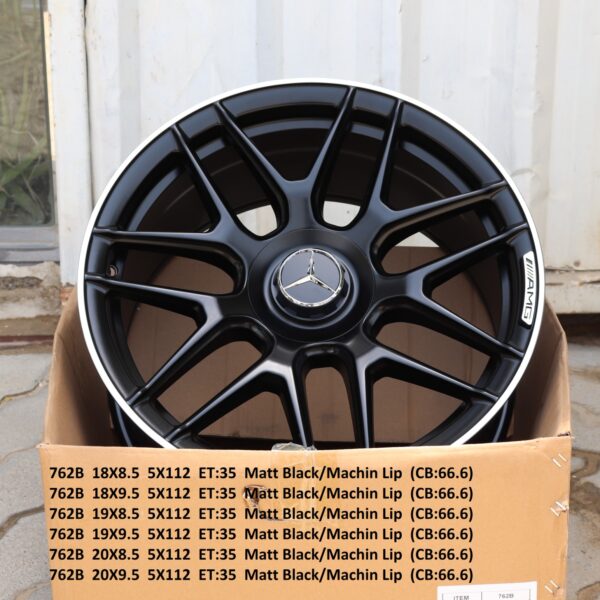 Flow Forged - 20X9.5 5X112 ET35 CB66.11 MATT BLACK Alumiinivanteet