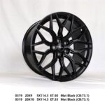 Flow Forged - 20X10 5X114.3 ET35 CB73.1 MATT BLACK Alumiinivanteet