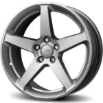 MOMO FIVE TITAN-SILVER 8x18 8/18 ET42 CB72.3
