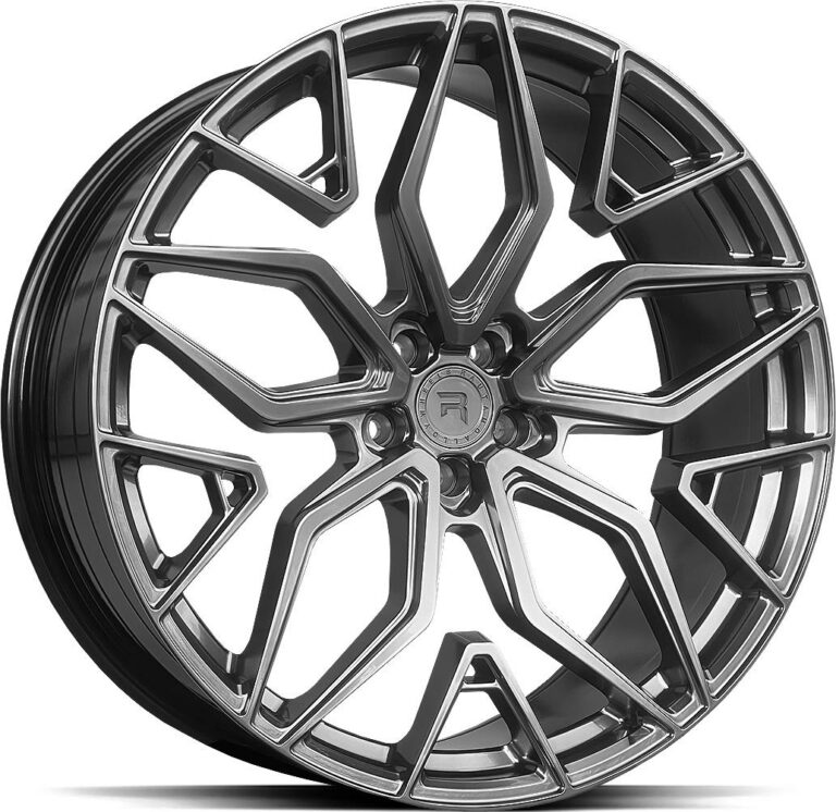 R SERIES R17 HYPER BLACK 9.5x22 5112 ET32 CB66.6 Alumiinivanteet 133612 1