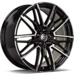 STATUSFÄLGAR SHADE BLACK FRONT POLISH 8x19 5/112 ET27 CB66.6