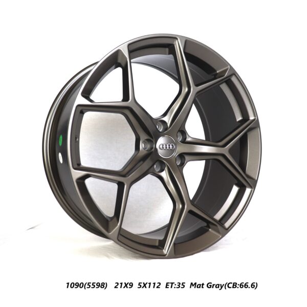 Flow Forged - 21X9 5X112 ET35 CB66.6 MATT GREY Alumiinivanteet