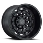 BLACKRHINO ARSENAL TEXTURED MATTE BLACK 8x16 5/160 ET38 CB65.1